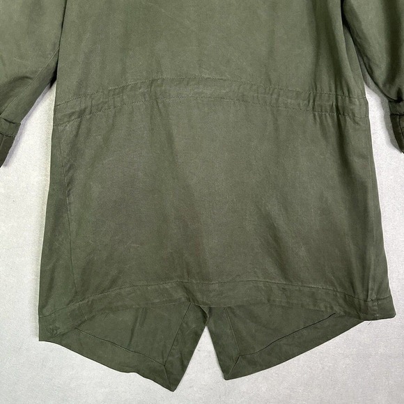 Anthropology BB Dakota Jacket Women Sz S Quilted Sleeves Oversized Asymmetrical - Picture 11 of 16